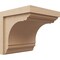 Ekena Millwork 11"W x 11"D x 11"H Wide Warren Rough Cedar Woodgrain TimberThane Corbel, Primed Tan CORUR11X11X11WARRCPR - alternate 1